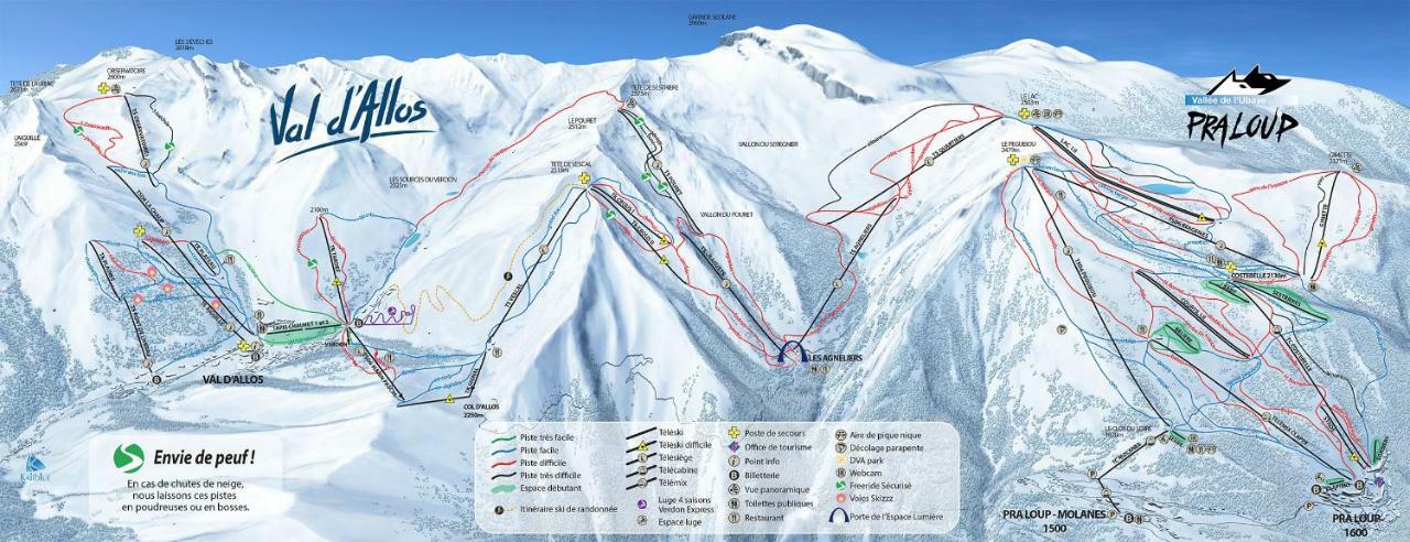 Studio Chaleureux A La Foux D'Allos Eksteriør bilde